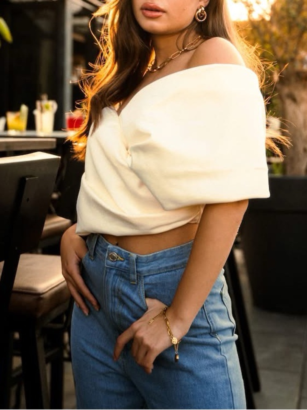 Pretty Little Thing Satin Twist Top